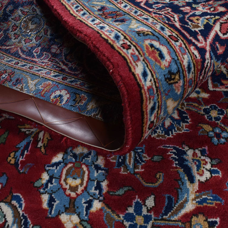 Tappeto Persero - Keshan - 314 x 198 cm - rosso scuro