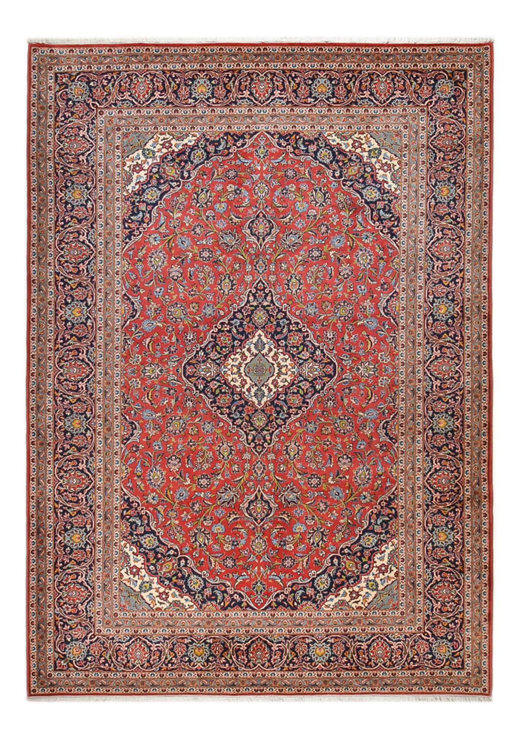 Tappeto Persero - Keshan - 350 x 246 cm - rosso
