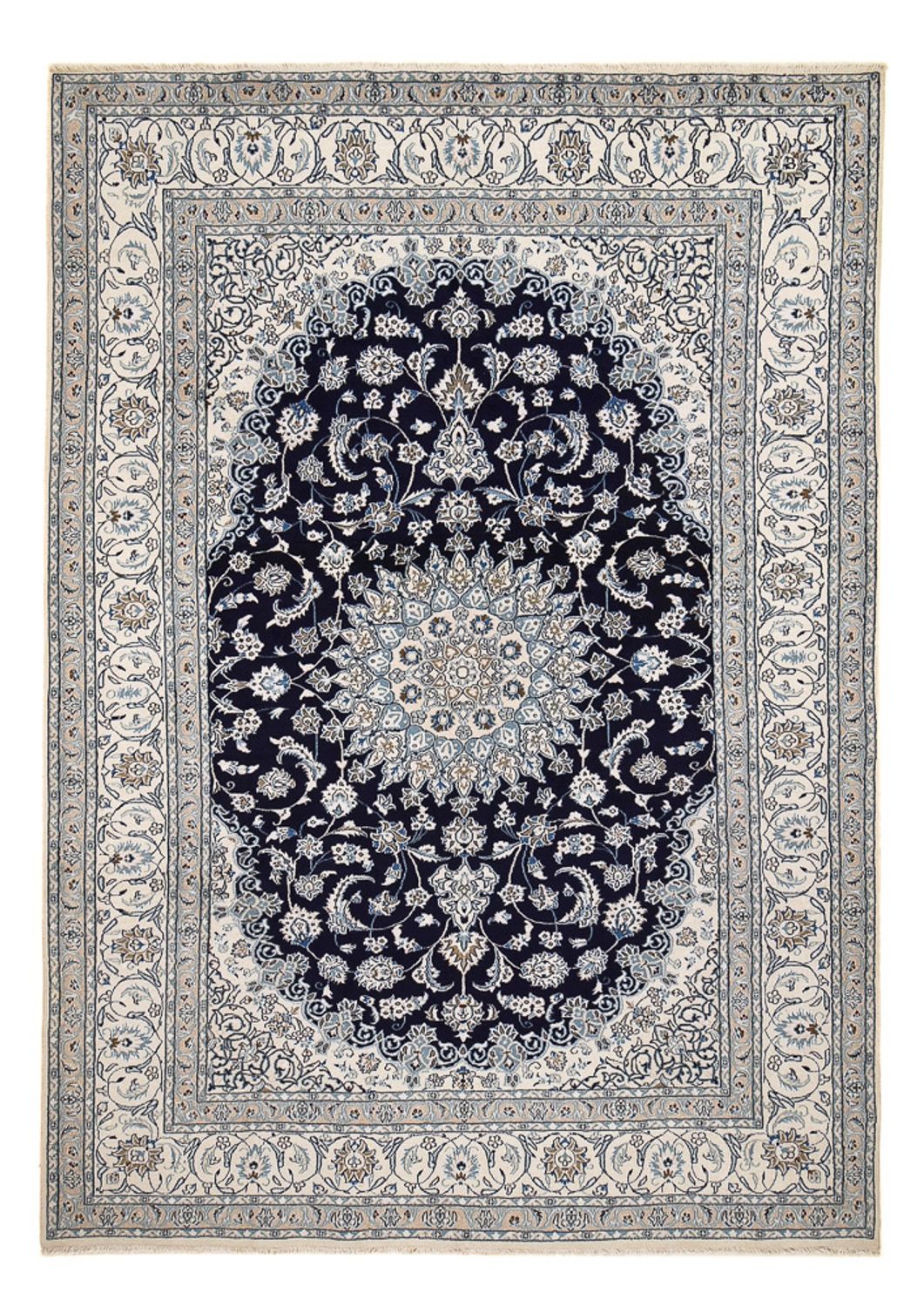 Tappeto Persero - Nain - 410 x 294 cm - blu scuro