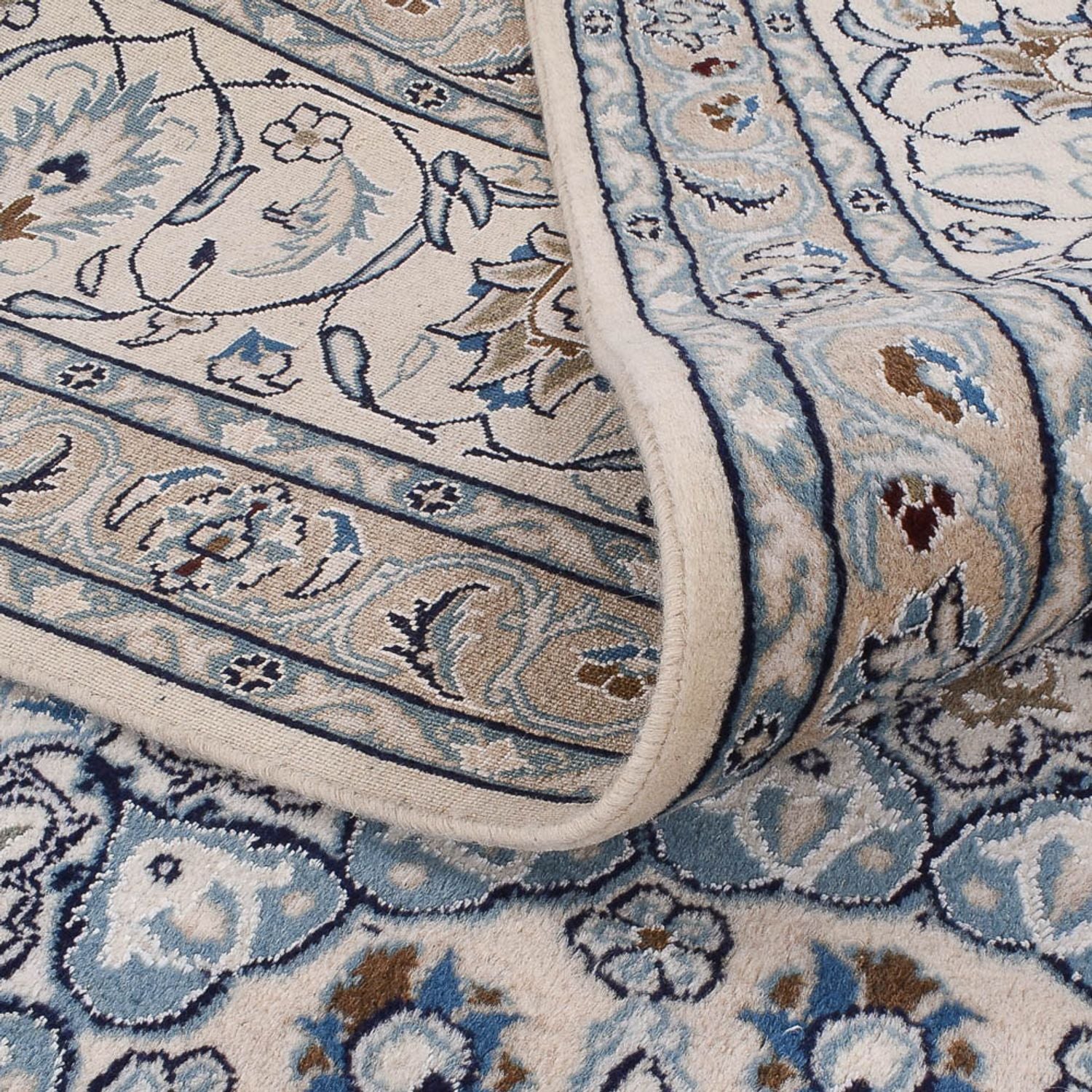 Tappeto Persero - Nain - 410 x 294 cm - blu scuro