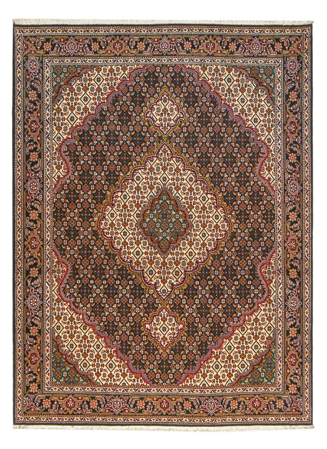Tappeto Persero - Tabriz - Reale - 201 x 150 cm - marrone