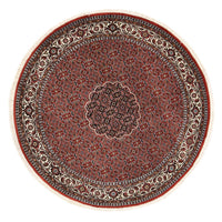 Tappeto Persero - Bidjar rotondo  - 150 x 150 cm - rosso scuro
