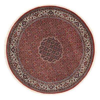 Bidjar - Zanjan Tappeto 150x150cm - Tappeto persiano - rosso scuro
