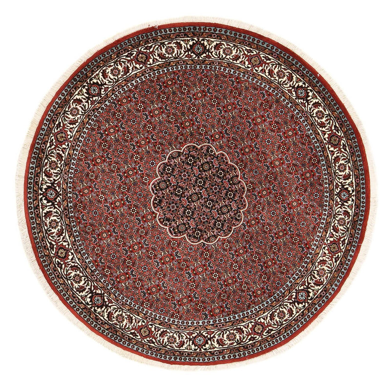 Tappeto Persero - Bidjar rotondo  - 150 x 150 cm - rosso scuro