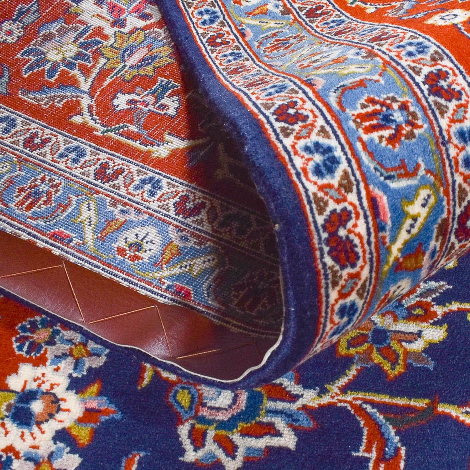 Tappeto Persero - Keshan - 350 x 255 cm - blu scuro