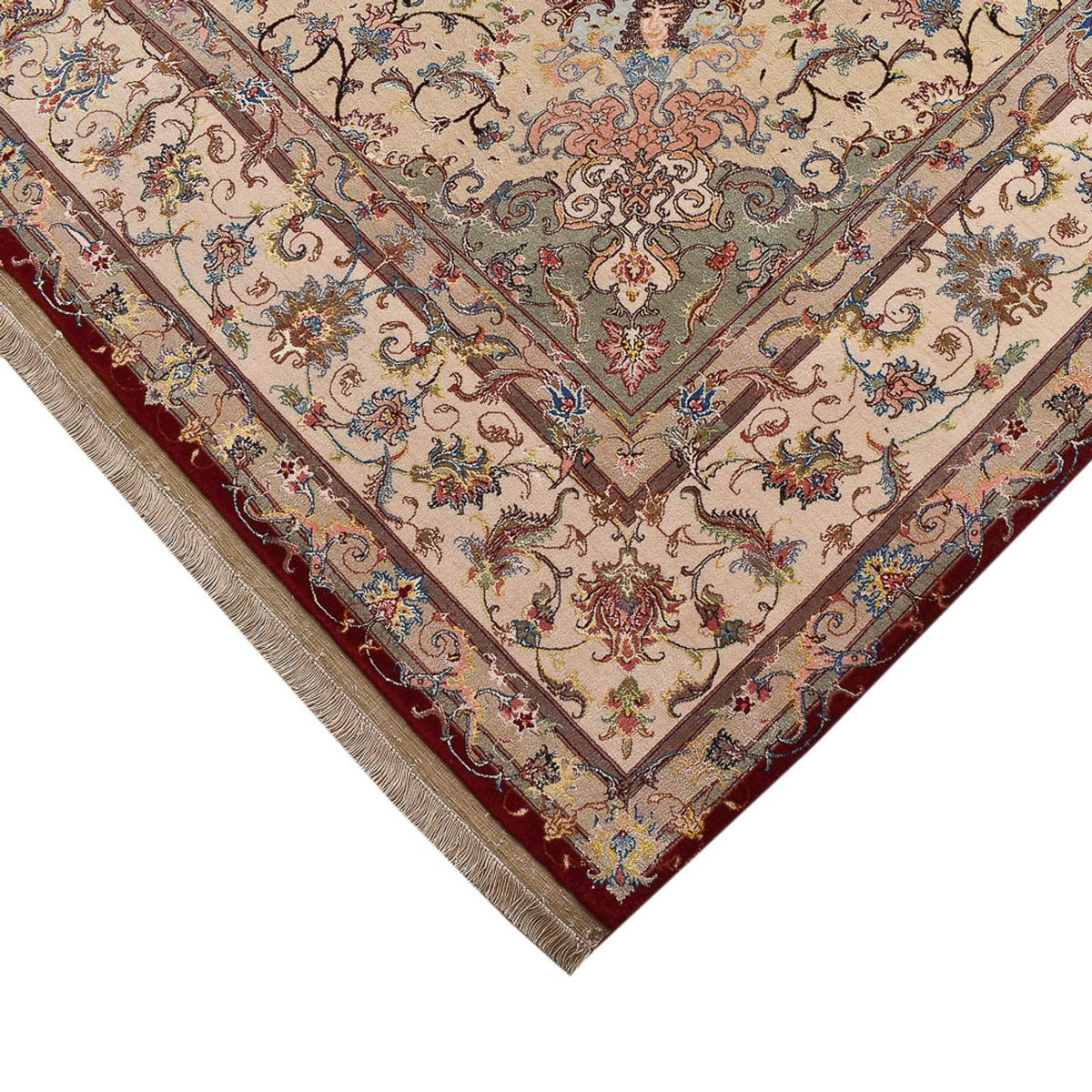 Tappeto Persero - Tabriz - Reale - 305 x 198 cm - rosso