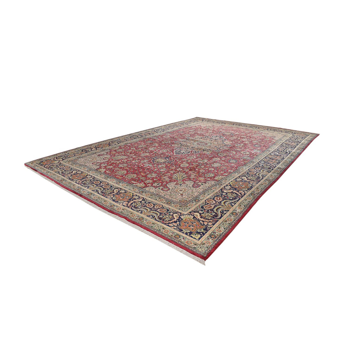 Tappeto Persero - Tabriz - Reale - 508 x 343 cm - rosso