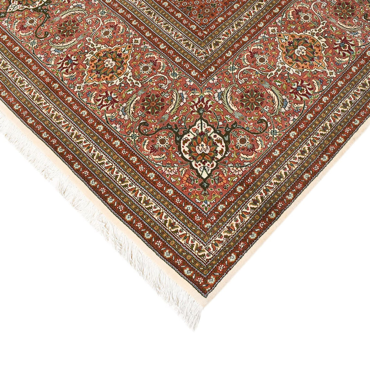 Tappeto Persero - Tabriz - Reale - 500 x 356 cm - beige scuro