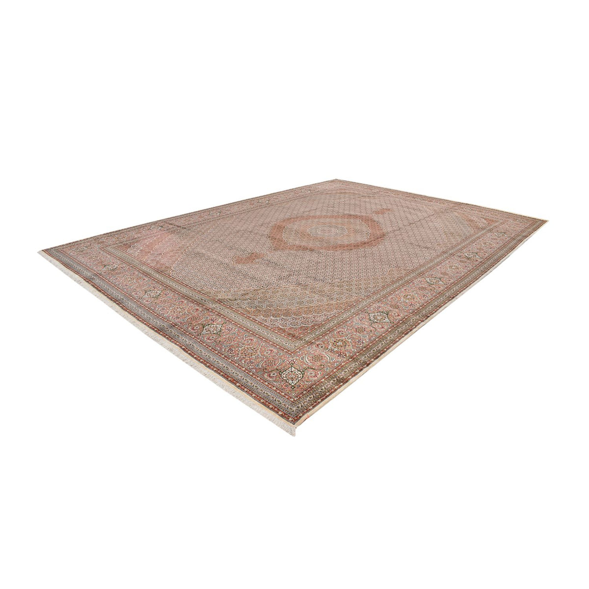 Tappeto Persero - Tabriz - Reale - 500 x 356 cm - beige scuro