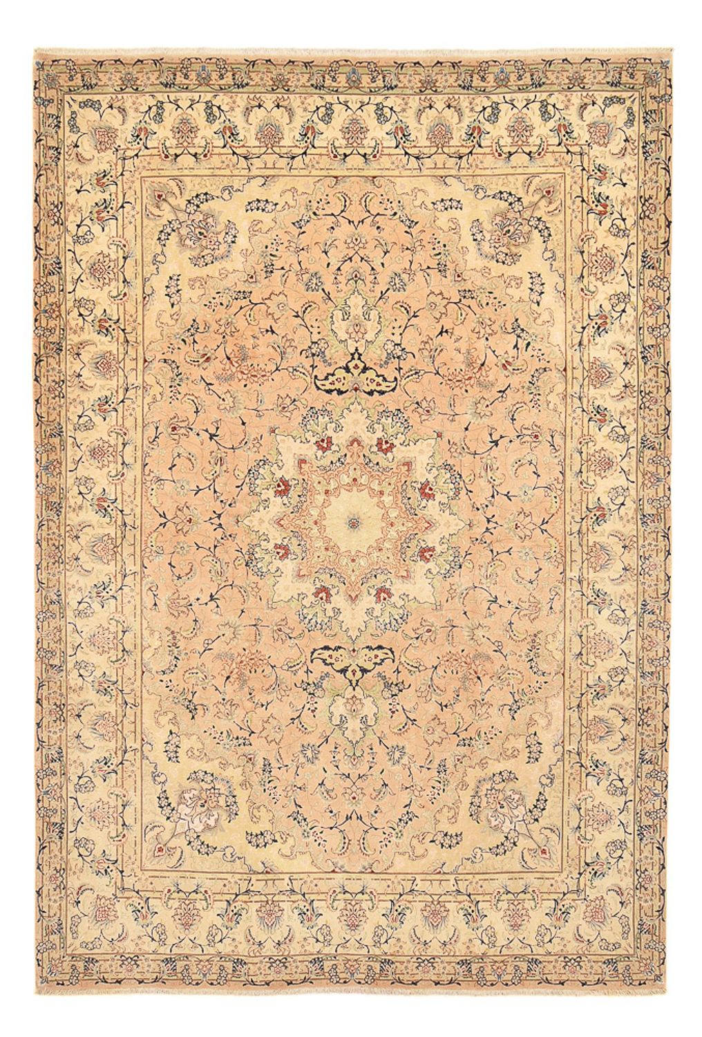 Tappeto Persero - Tabriz - Reale - 367 x 258 cm - beige scuro