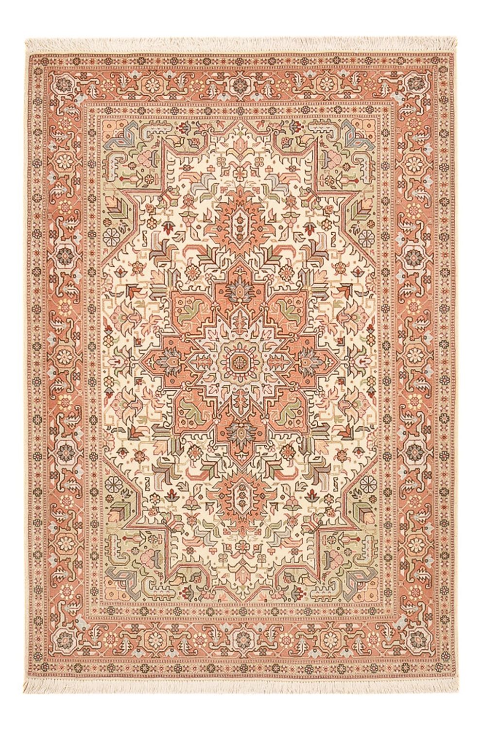 Tappeto Persero - Tabriz - Reale - 159 x 102 cm - rosso chiaro