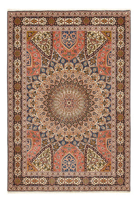 Tappeto Persero - Tabriz - Reale - 250 x 170 cm - beige scuro