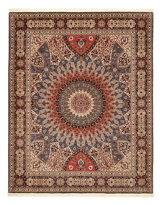 Tappeto Persero - Tabriz - Reale - 255 x 205 cm - beige scuro