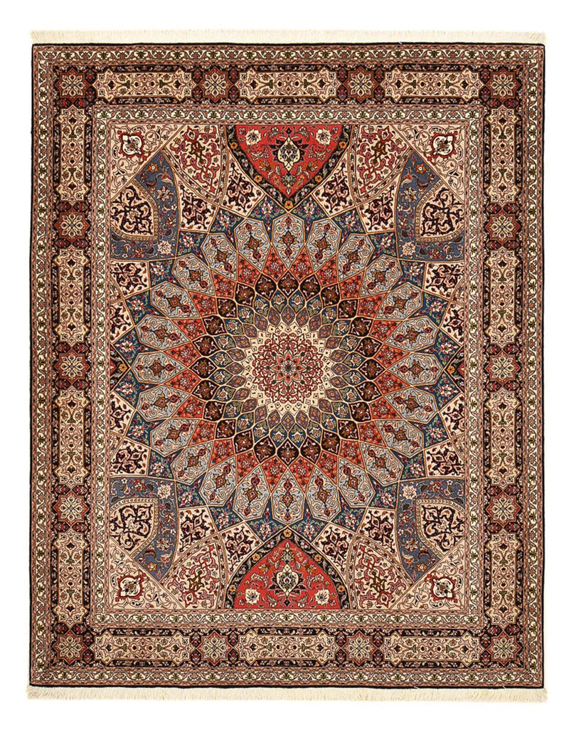 Tappeto Persero - Tabriz - Reale - 255 x 205 cm - beige scuro