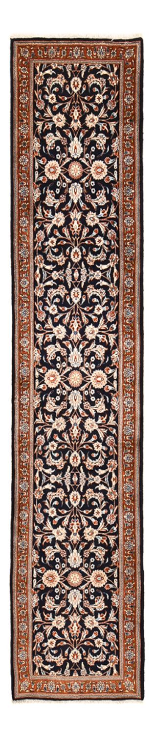 Tappeto corsia Tappeto Persero - Keshan - 338 x 78 cm - blu scuro