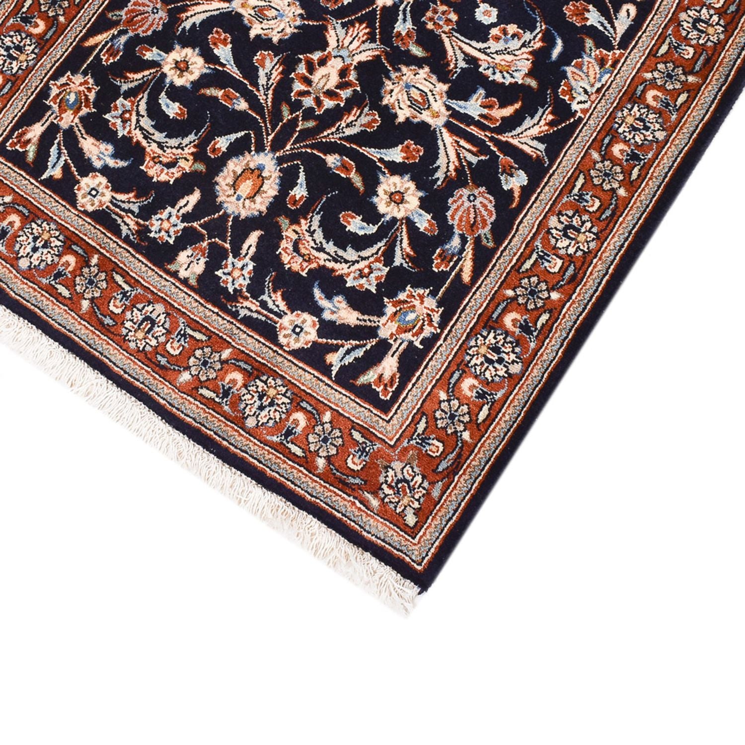 Tappeto corsia Tappeto Persero - Keshan - 338 x 75 cm - blu scuro