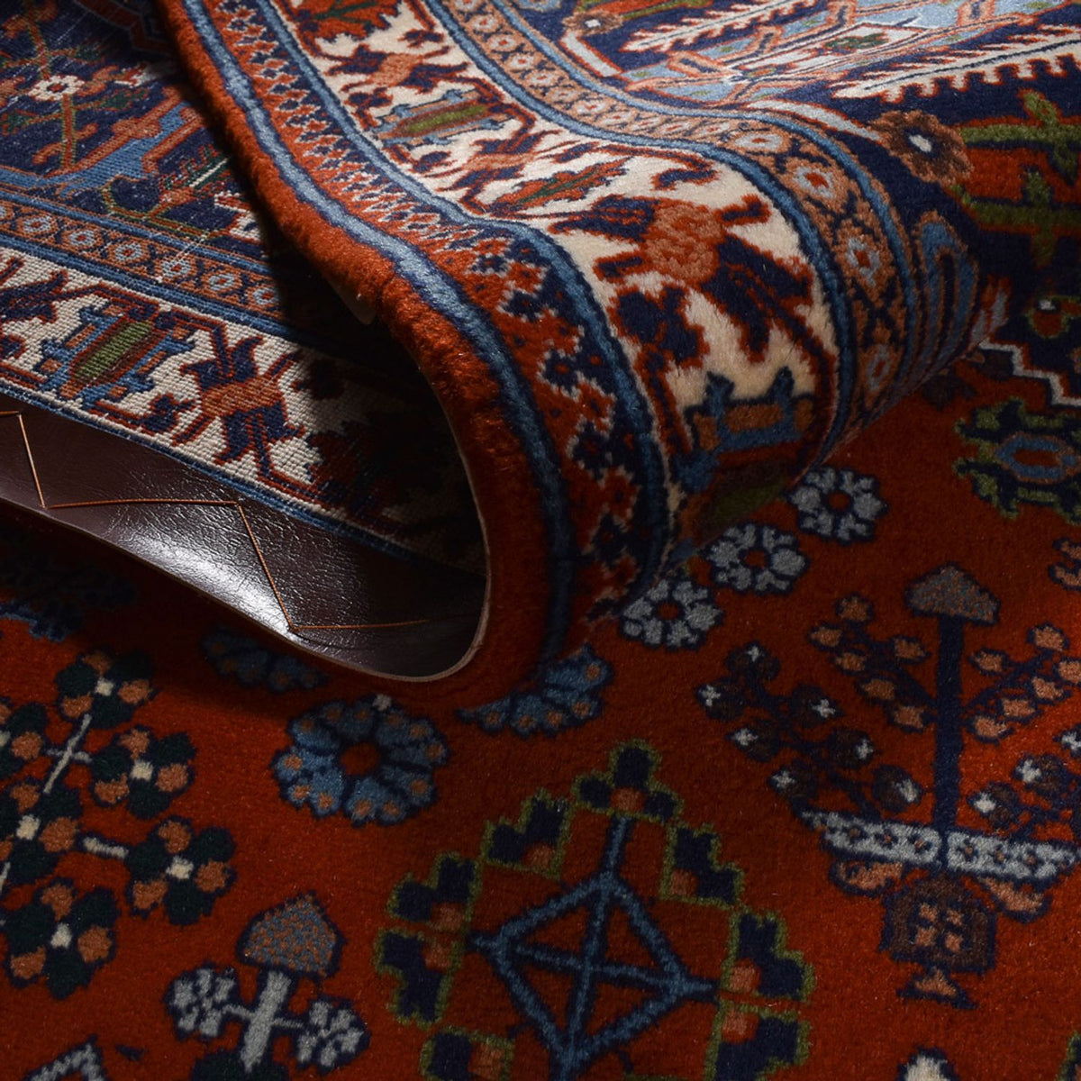 Tappeto Persero - Bidjar - 298 x 217 cm - rosso scuro