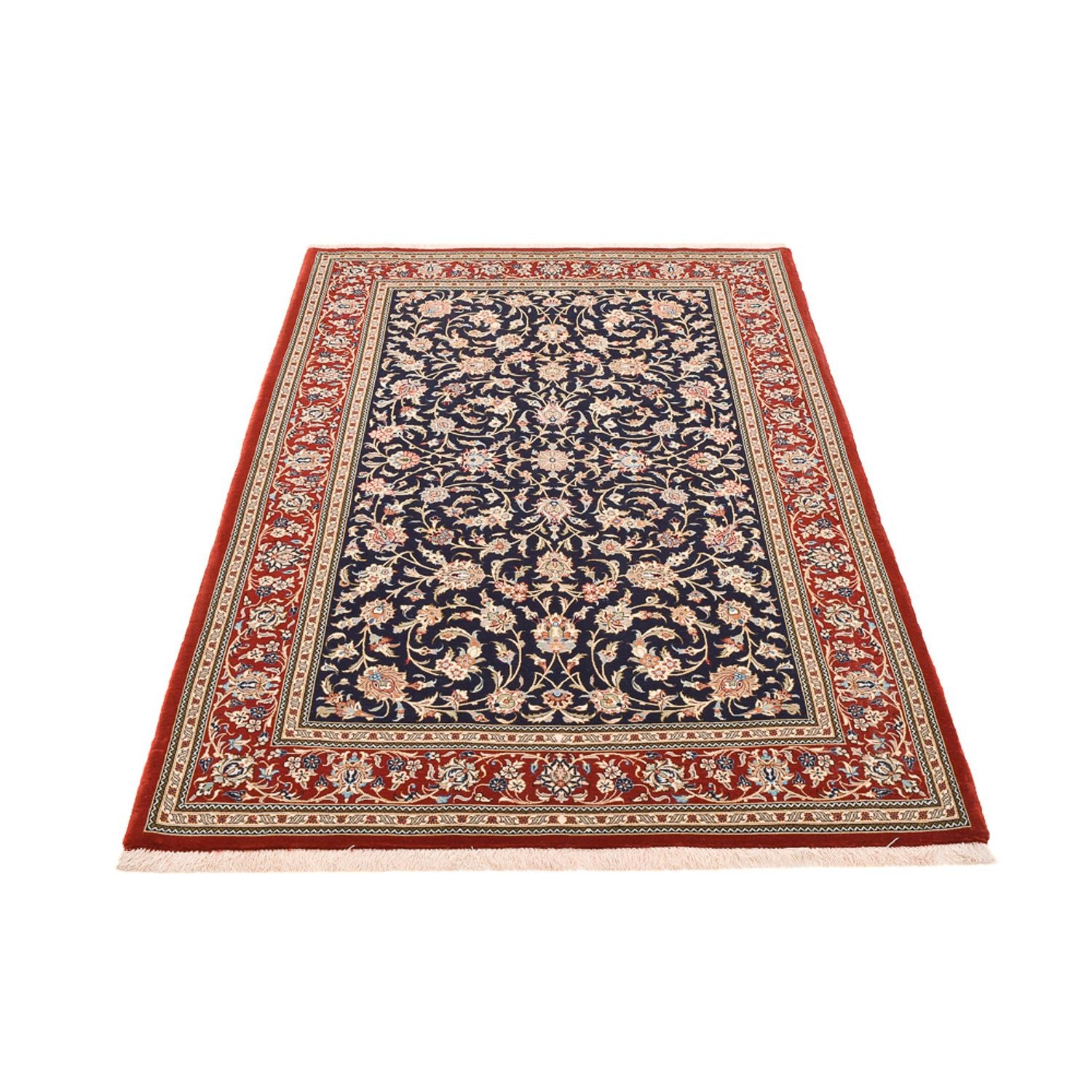 Tappeto Persero - Ghom - Reale - 204 x 133 cm - blu scuro