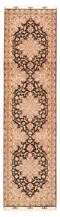 Tappeto corsia Tappeto Persero - Tabriz - Reale - 305 x 80 cm - beige chiaro