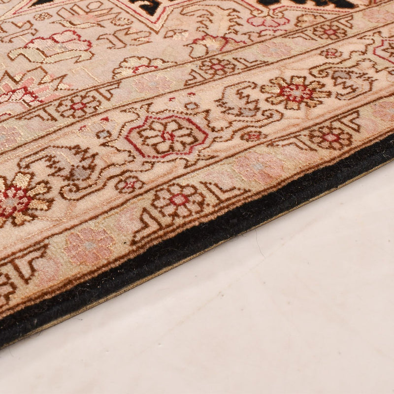 Tappeto corsia Tappeto Persero - Tabriz - Reale - 305 x 80 cm - beige chiaro
