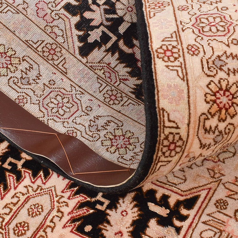 Tappeto corsia Tappeto Persero - Tabriz - Reale - 305 x 80 cm - beige chiaro