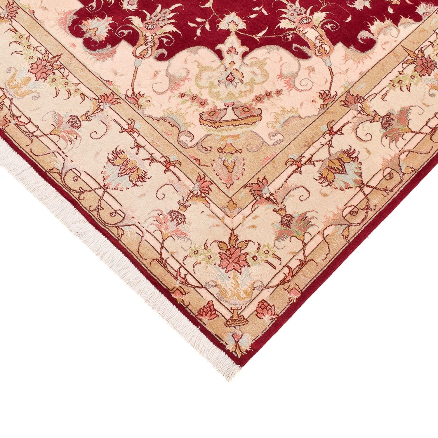 Tappeto Persero - Tabriz - Reale - 191 x 148 cm - rosso