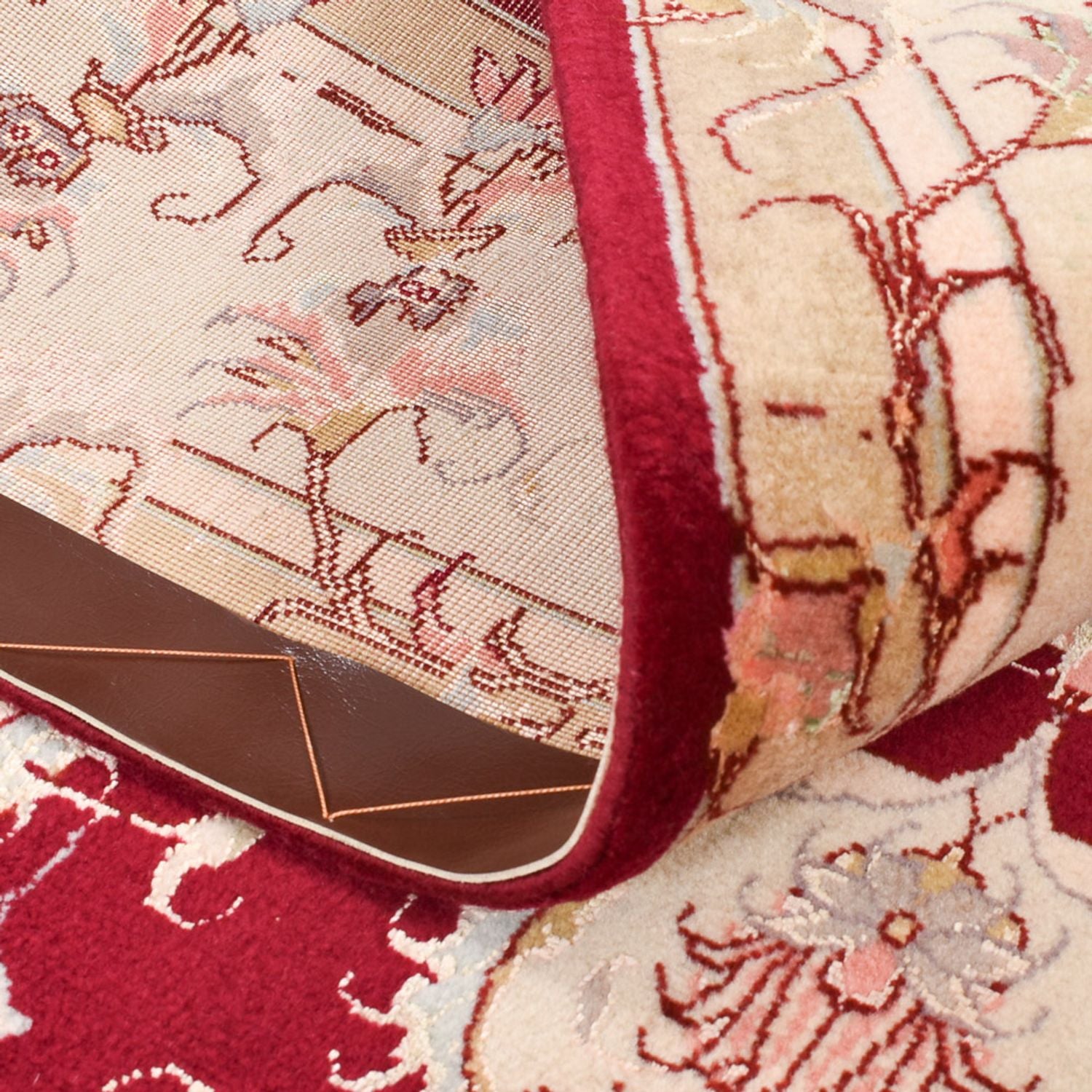 Tappeto Persero - Tabriz - Reale - 191 x 148 cm - rosso