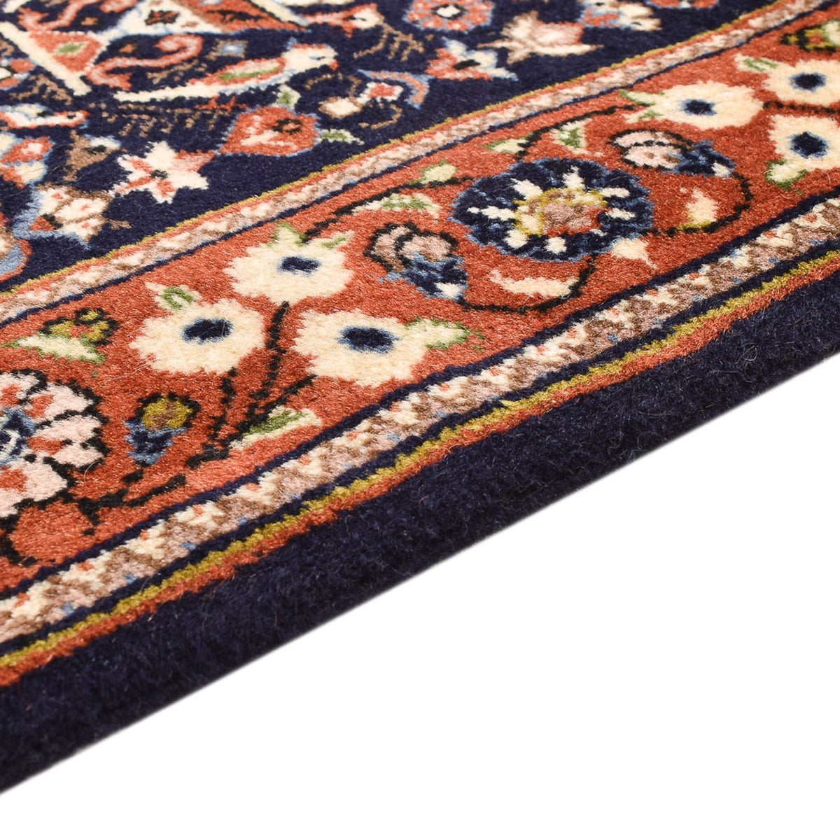 Tappeto corsia Tappeto Gabbeh - Kashkuli Persero - 202 x 81 cm - blu scuro