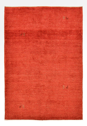 Tappeto Gabbeh - Persero - 177 x 124 cm - rosso