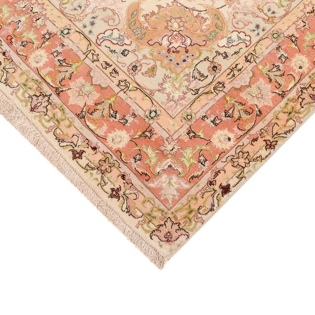 Tappeto Persero - Tabriz - Reale - 210 x 153 cm - beige chiaro
