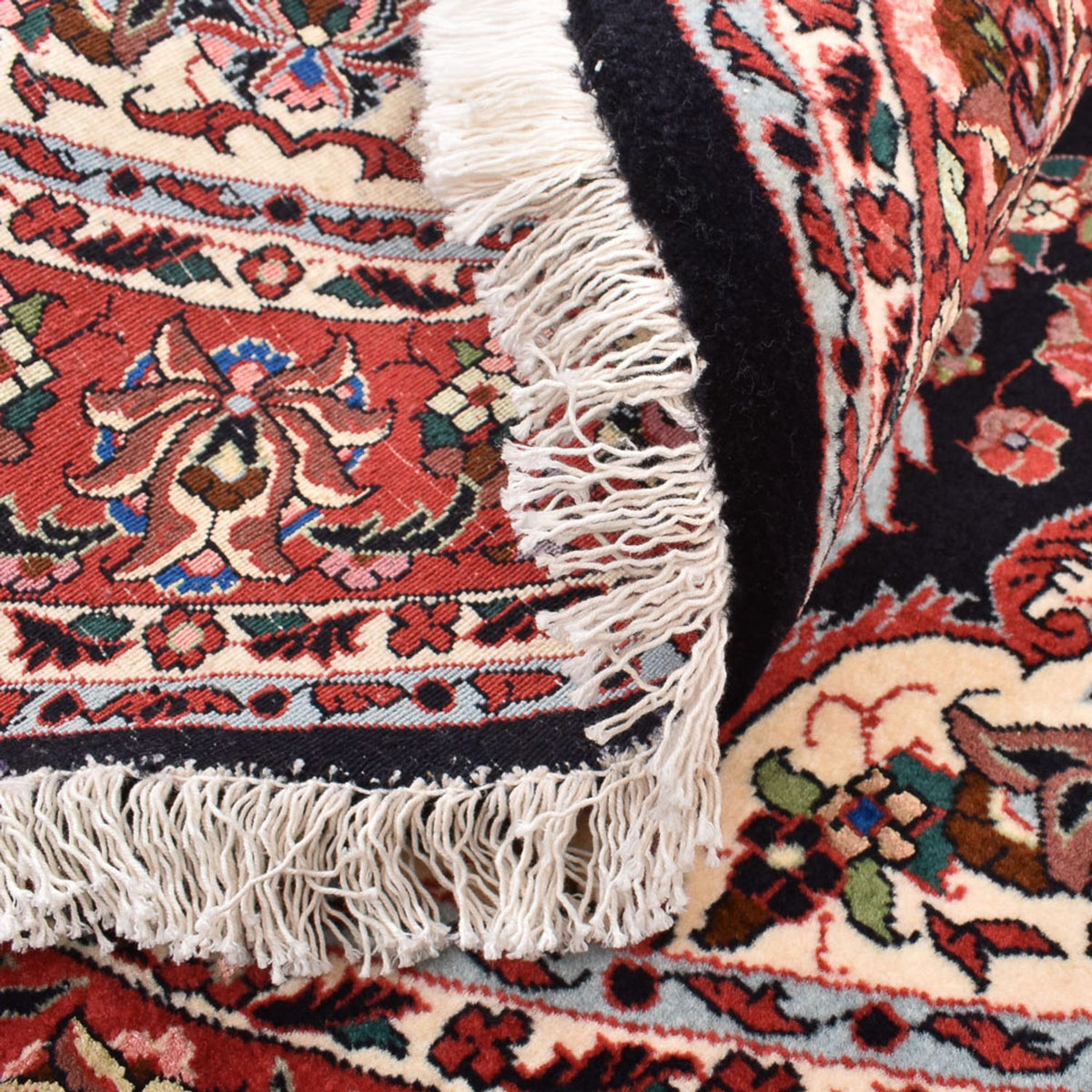 Tappeto Persero - Bidjar rotondo  - 155 x 155 cm - rosso scuro