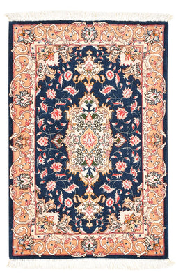 Tappeto Persero - Tabriz - Reale - 91 x 59 cm - blu scuro