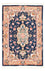 Tappeto Persero - Tabriz - Reale - 91 x 59 cm - blu scuro