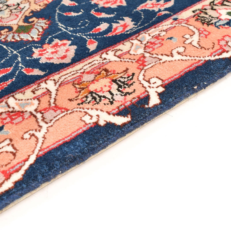 Tappeto Persero - Tabriz - Reale - 91 x 59 cm - blu scuro