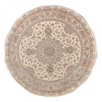 Tappeto Persero - Tabriz - Reale rotondo  - 303 x 303 cm - beige