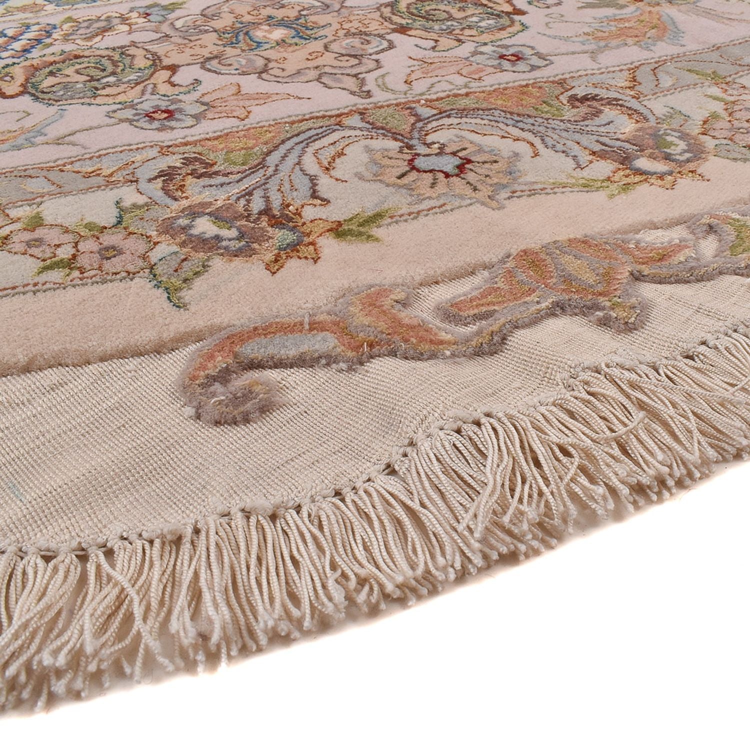 Tappeto Persero - Tabriz - Reale rotondo  - 303 x 303 cm - beige
