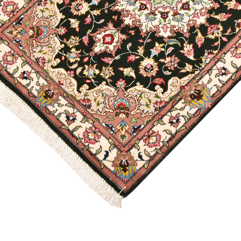 Tappeto Persero - Tabriz - Reale - 90 x 60 cm - blu scuro