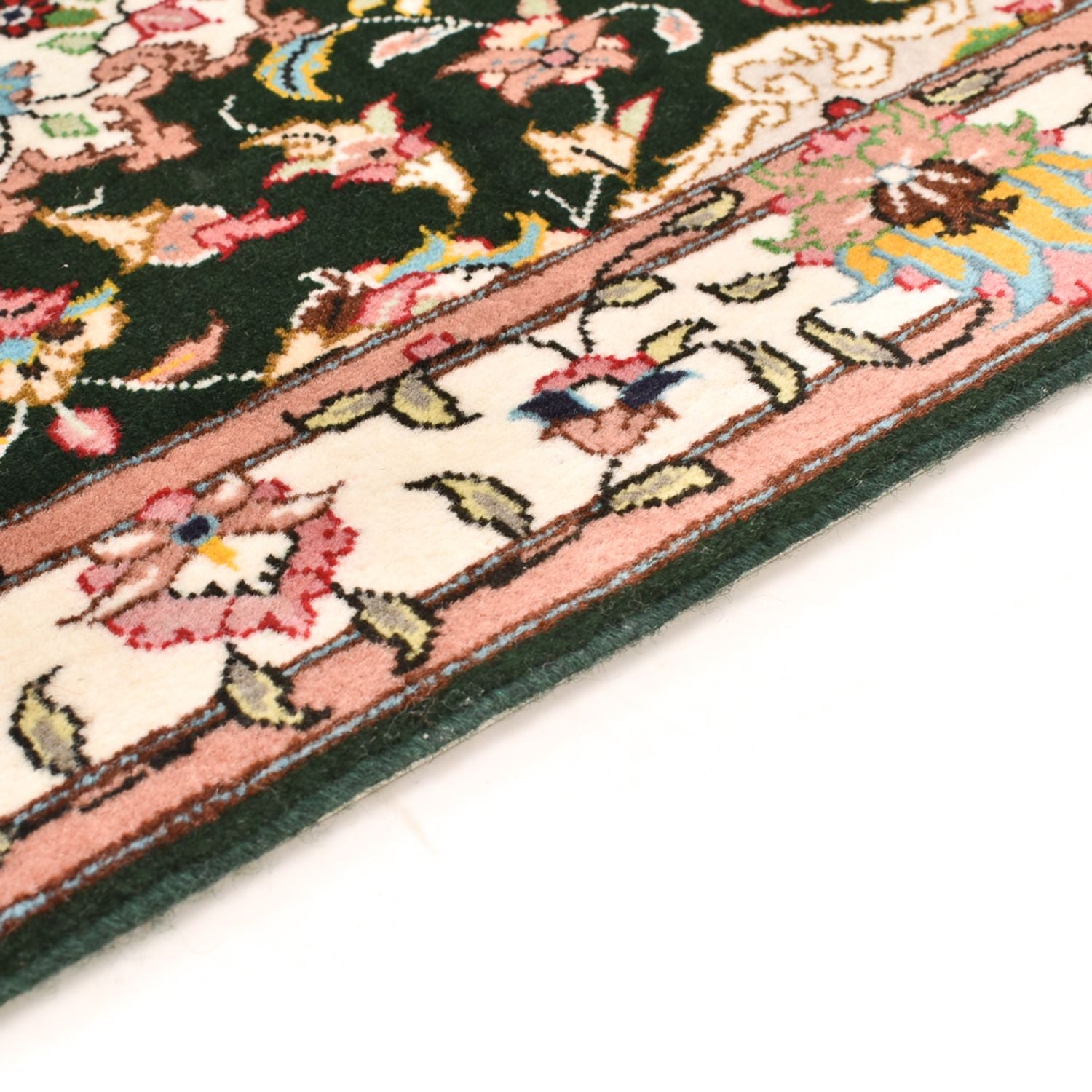 Tappeto Persero - Tabriz - Reale - 90 x 60 cm - blu scuro