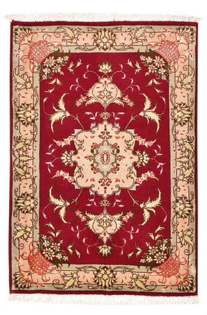 Tappeto Persero - Tabriz - Reale - 90 x 60 cm - rosso