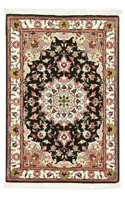 Tappeto Persero - Tabriz - Reale - 90 x 60 cm - blu scuro