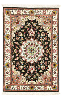 Tappeto Persero - Tabriz - Reale - 90 x 60 cm - blu scuro