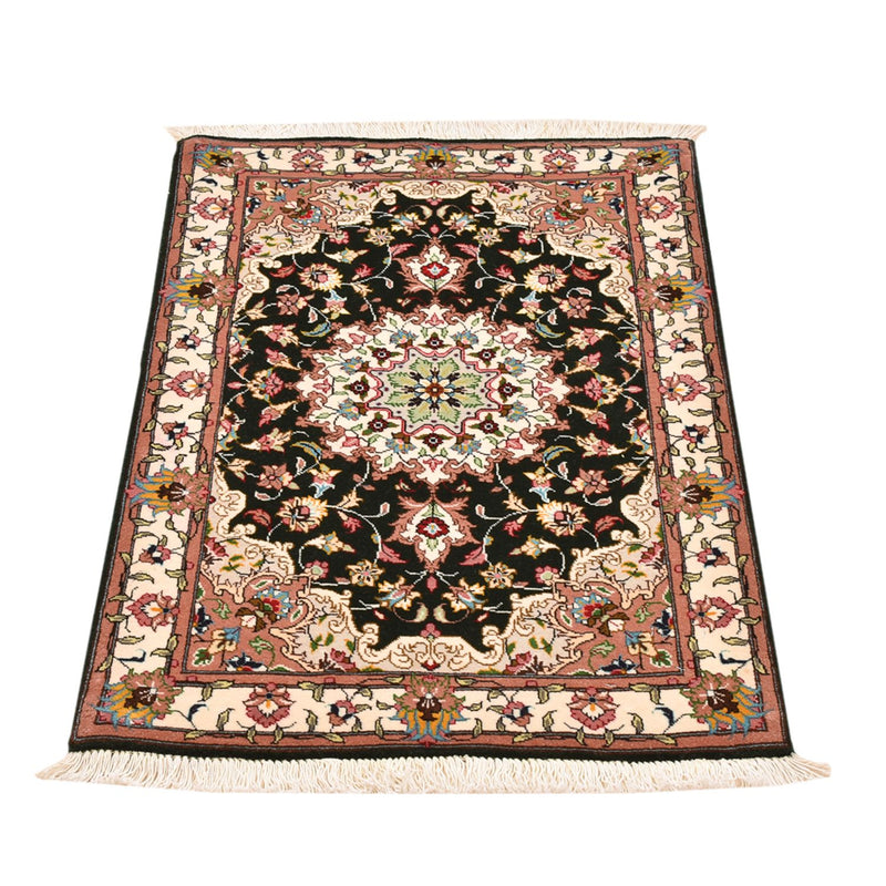 Tappeto Persero - Tabriz - Reale - 90 x 60 cm - blu scuro