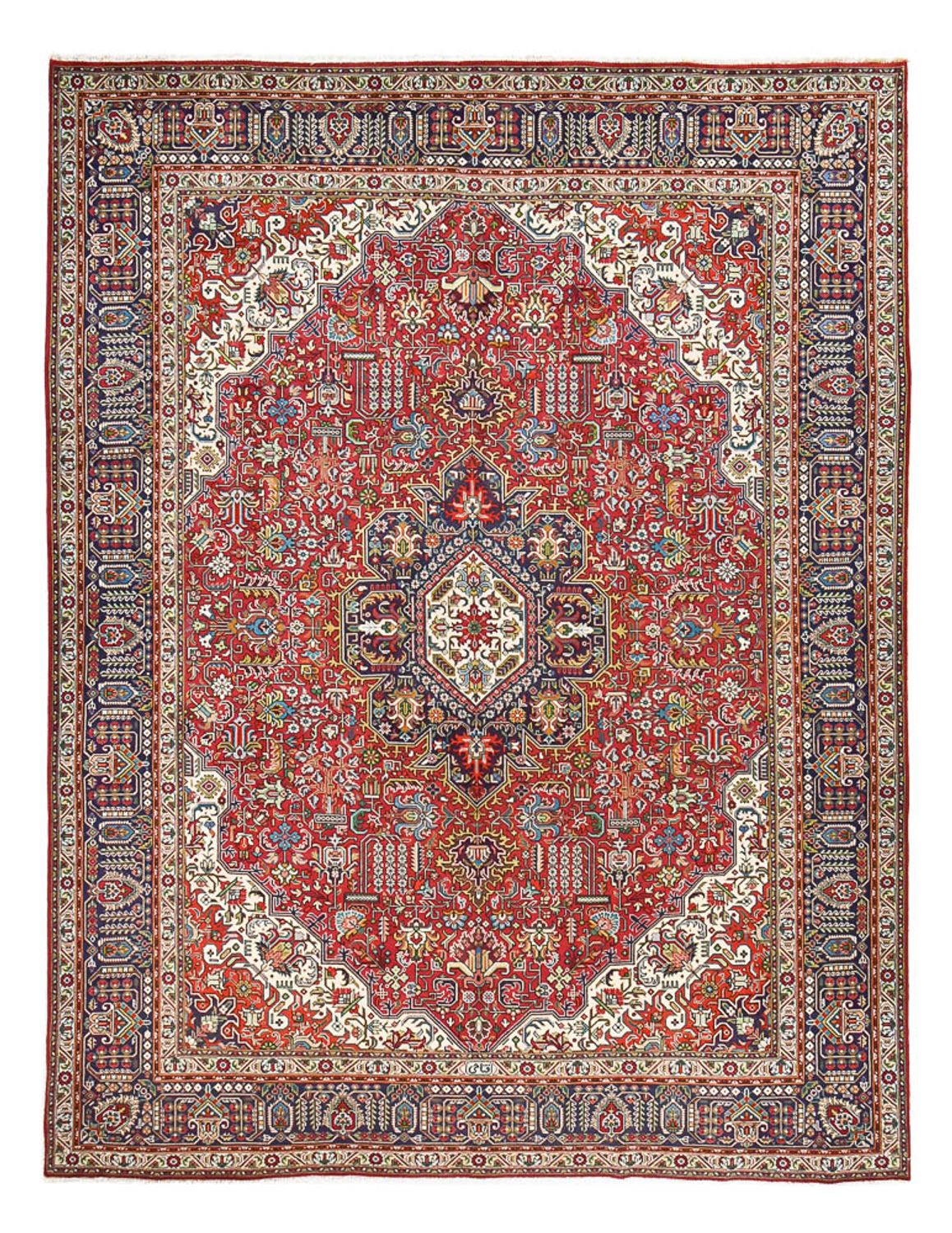 Tappeto Persero - Tabriz - Reale - 394 x 300 cm - rosso