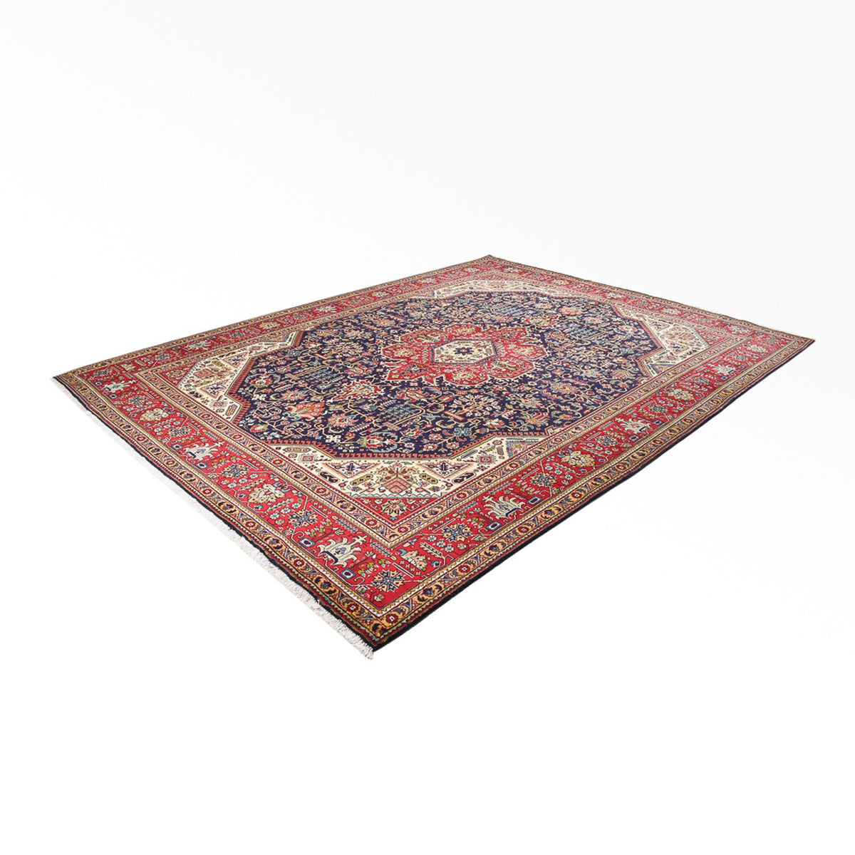 Tappeto Persero - Tabriz - Reale - 412 x 303 cm - blu scuro