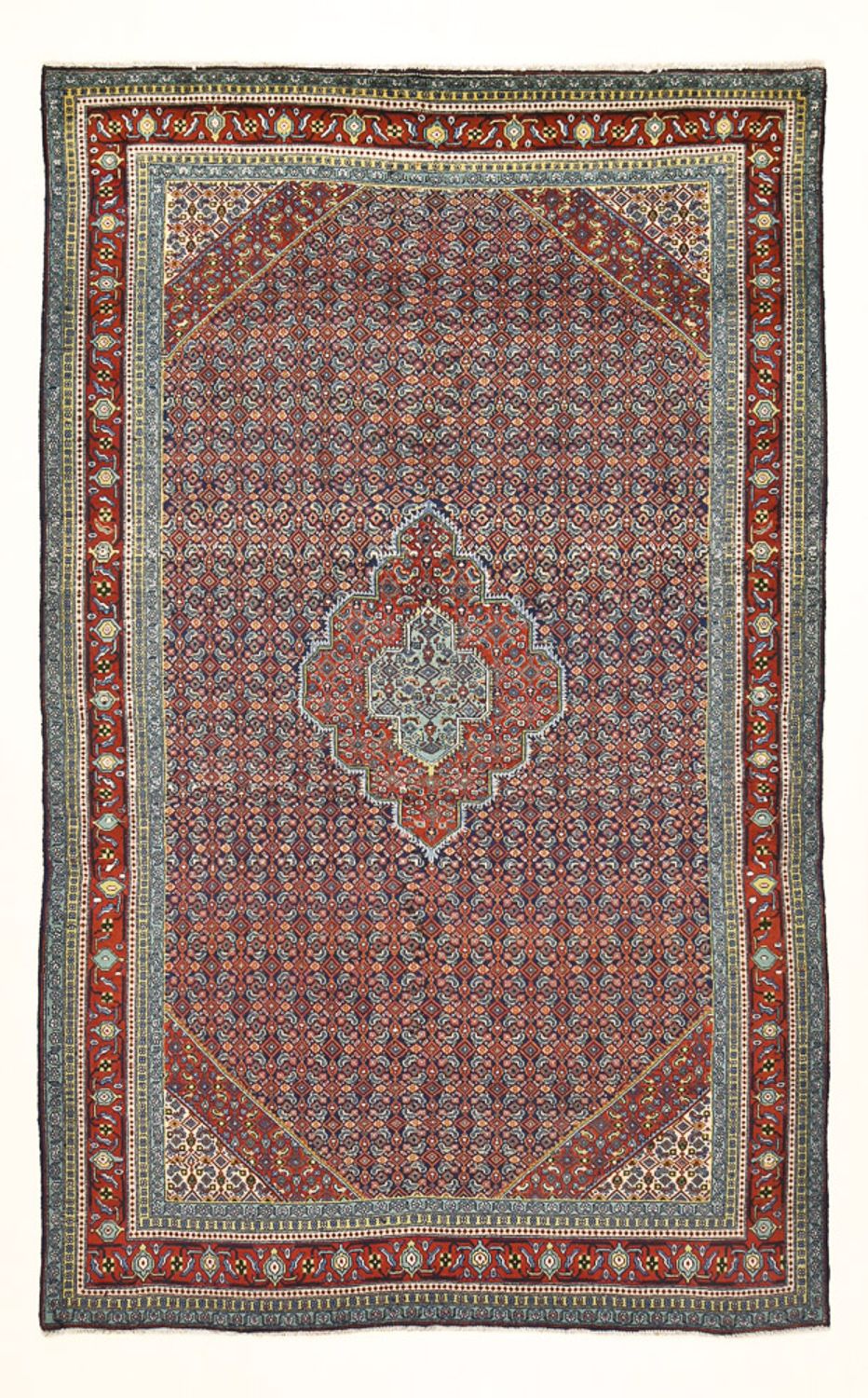Tappeto Persero - Tabriz - 297 x 186 cm - ruggine