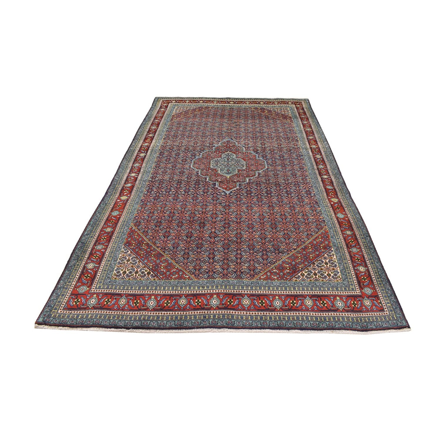 Tappeto Persero - Tabriz - 297 x 186 cm - ruggine