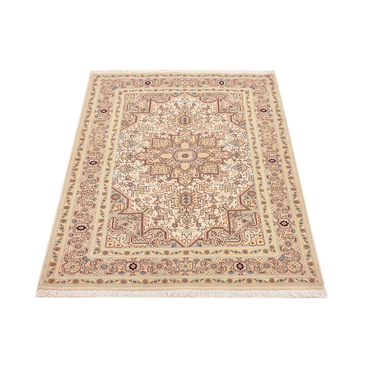 Tappeto Persero - Tabriz - Reale - 148 x 100 cm - beige chiaro