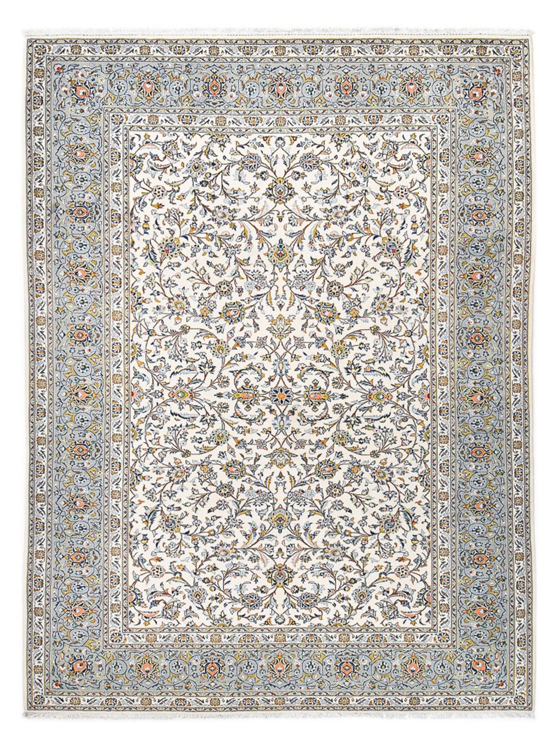 Tappeto Persero - Keshan - Reale - 332 x 248 cm - grigio chiaro
