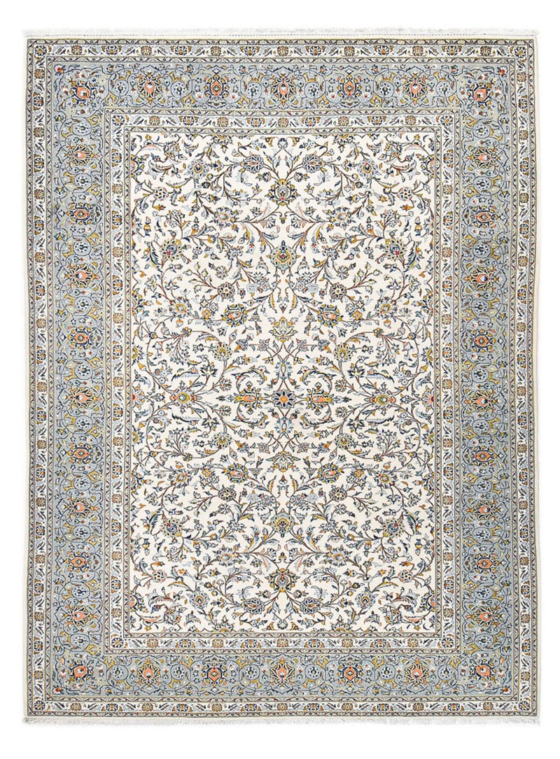 Tappeto Persero - Keshan - Reale - 332 x 248 cm - grigio chiaro