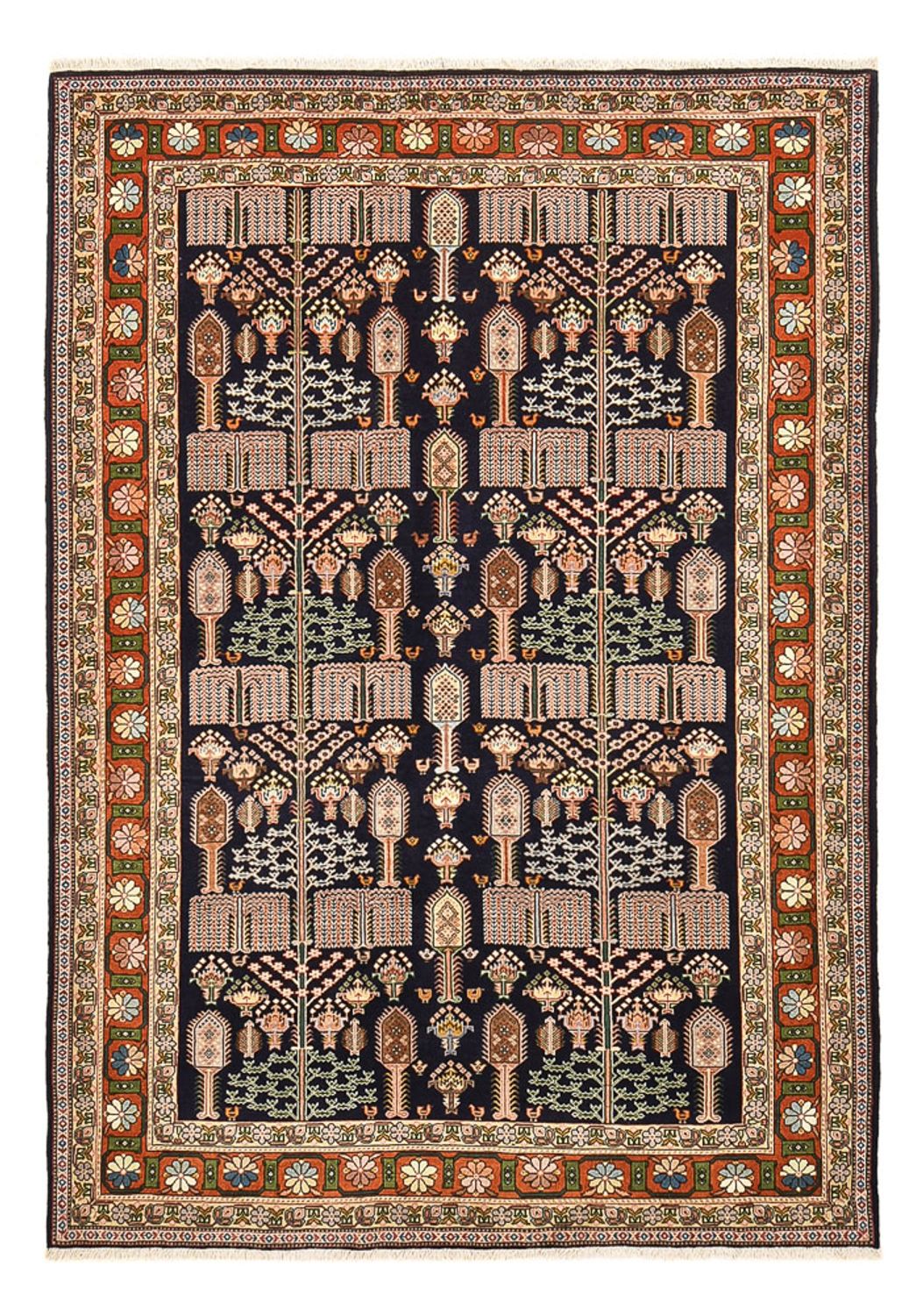 Tappeto Ziegler - Bakhtiari - 252 x 180 cm - blu scuro
